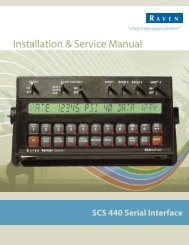 Installation & Service Manual - Raven