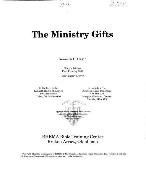 On Spiritual Gifts, Spiritual Things, and Spiritual People Part 1 :: Seers  See Ministries