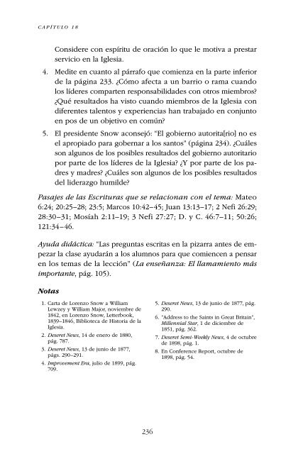 Enseñanzas de los Presidentes de la Iglesia