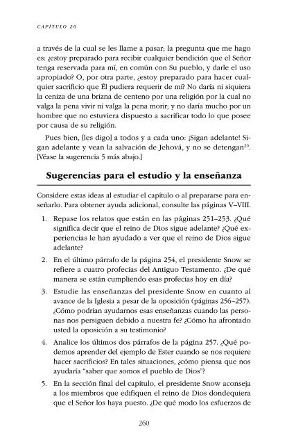 Enseñanzas de los Presidentes de la Iglesia