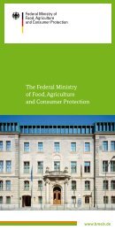 The Federal Ministry of Food, Agriculture and Consumer ... - BMELV