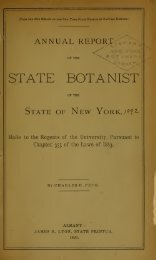 Annual Report of the State Botanist 1892 - MykoWeb