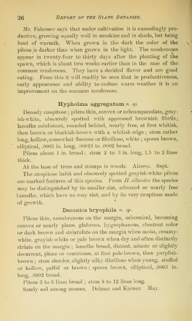 Annual Report of the State Botanist 1892 - MykoWeb