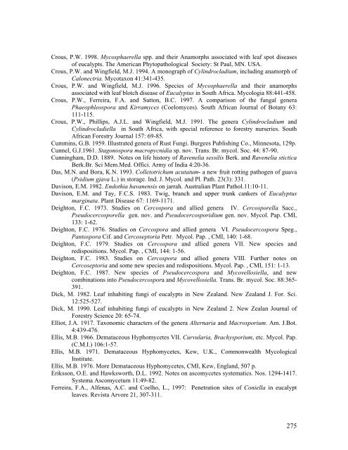 Biodiversity of Plant Pathogenic Fungi - Kerala Forest Research ...