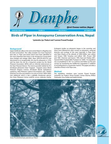 Birds of Pipar Danphe 2011.pdf - Forestry Nepal