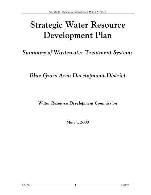 Water Systems in Kentucky - Kentucky: Infrastructure Authority