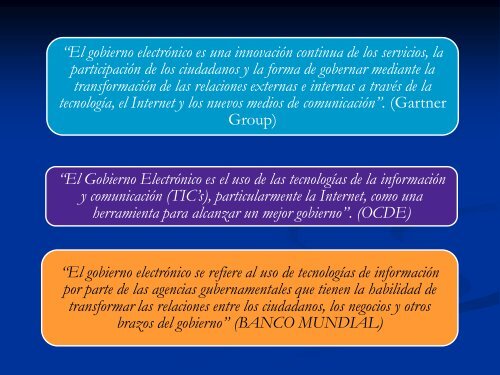 Gobierno Electrónico y Gestión Pública