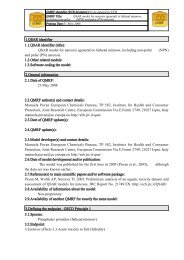 QSAR model for narcosis (general) to fathead minnow, including ...