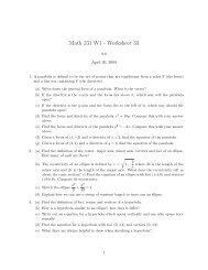 Math 231 W1 - Worksheet 33