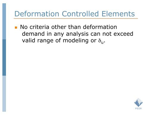 PEER Tall Building Seismic Design Guidelines