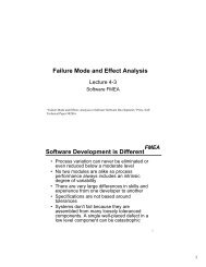 Failure Mode and Effect Analysis Software Development is Different