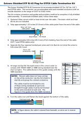 Shielded RJ-45 Plug for DTP26 Cable Termination - Extron Electronics