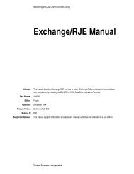 Exchange/RJE Manual - HP Business Support Center