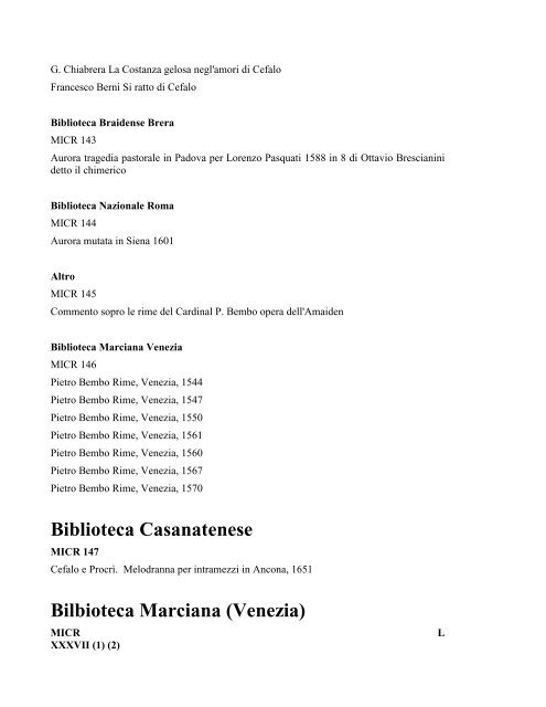 elenco - Diras - Università degli Studi di Genova