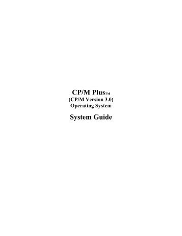 CP/M 3 System Guide - FTP Directory Listing