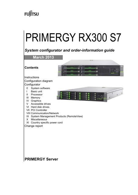 Configurator primergy rx300 s7 - fujitsu global