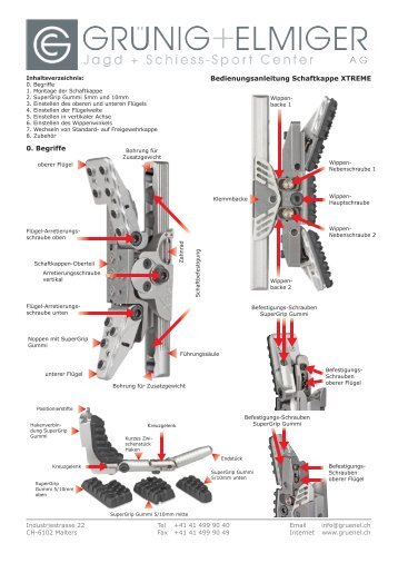 Manual Schaftkappe XT