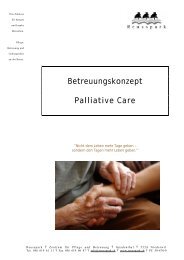 Betreuungskonzept Palliative Care - Reusspark