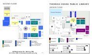 floor plan - Thomas Crane Public Library
