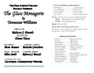 The Glass Menagerie - Mountain View - The Pear Avenue Theatre