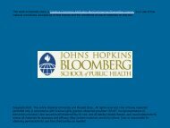 Lecture 1 - jhsph ocw - Johns Hopkins Bloomberg School of Public ...