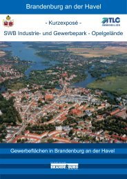 6. SWB Industrie- und Gewerbepark - Opelgelände - Brandenburg ...