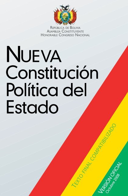 Constitucion Politica del Estado - ministerio de mineria y metalurgia