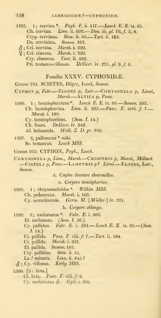 Stephens, J. F. 1829b. A systematic catalogue of British