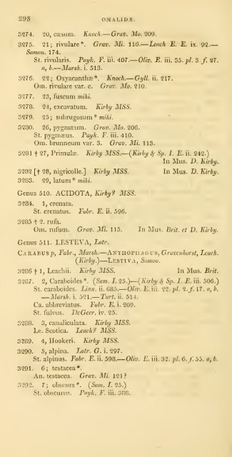 Stephens, J. F. 1829b. A systematic catalogue of British