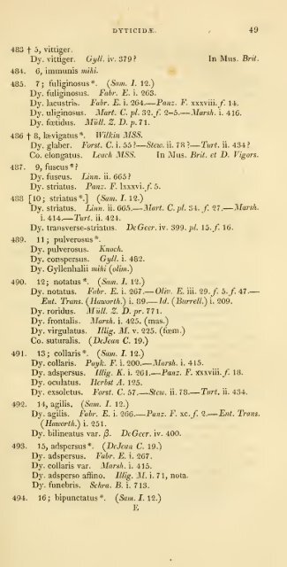 Stephens, J. F. 1829b. A systematic catalogue of British