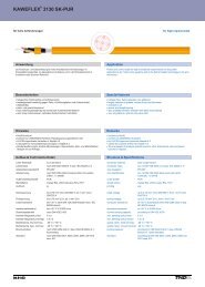 kaweflex 3130 sk-pur kaweflex 3130 sk-pur - TKD KABEL GmbH