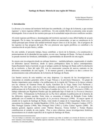 Santiago de Huata - Instituto Francés de Estudios Andinos