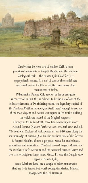 Purana Qila and its surroundings (pdf) - World Monuments Fund