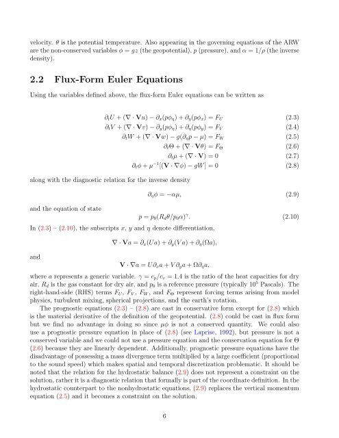 Advanced Research WRF (ARW) Technical Note - MMM - University ...