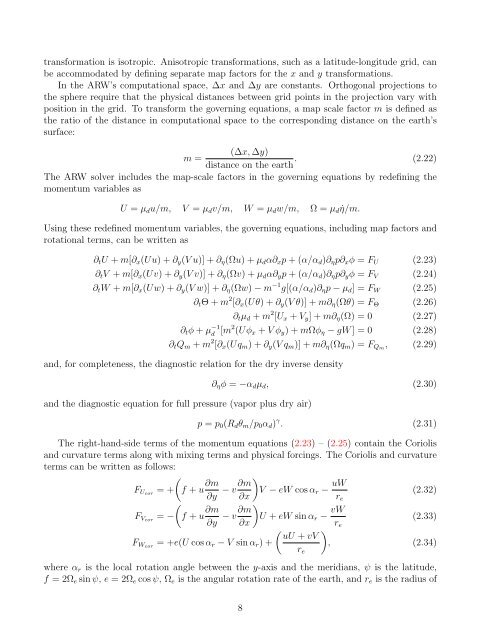Advanced Research WRF (ARW) Technical Note - MMM - University ...