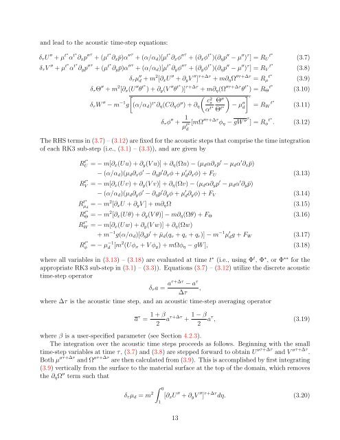 Advanced Research WRF (ARW) Technical Note - MMM - University ...