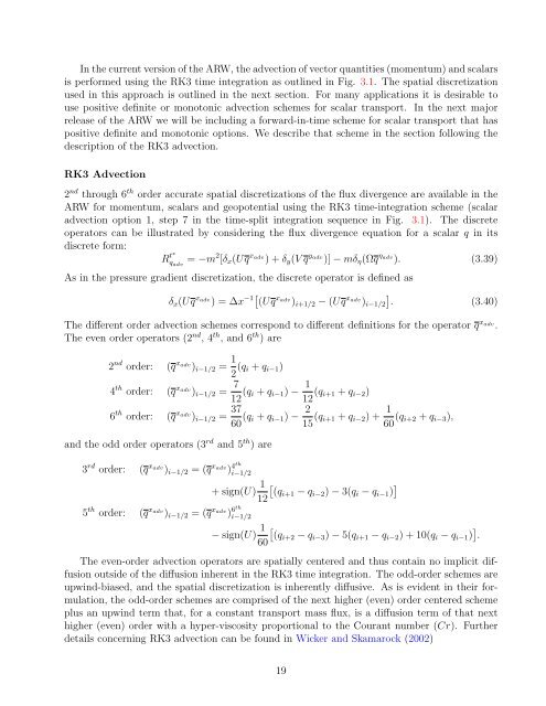 Advanced Research WRF (ARW) Technical Note - MMM - University ...