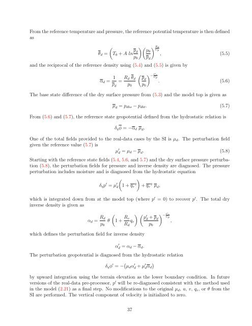 Advanced Research WRF (ARW) Technical Note - MMM - University ...