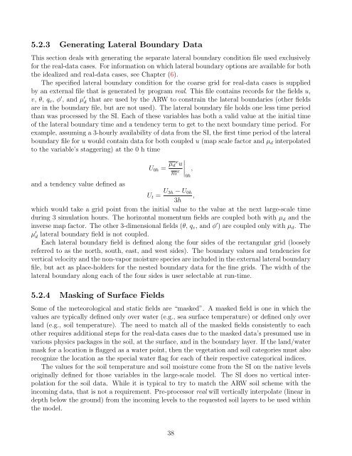 Advanced Research WRF (ARW) Technical Note - MMM - University ...