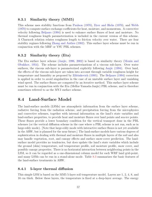 Advanced Research WRF (ARW) Technical Note - MMM - University ...