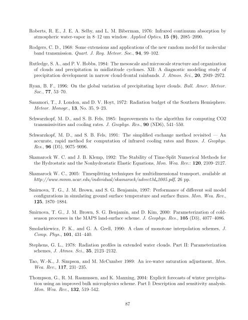 Advanced Research WRF (ARW) Technical Note - MMM - University ...