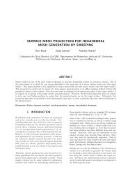 surface mesh projection for hexahedral mesh generation by sweeping