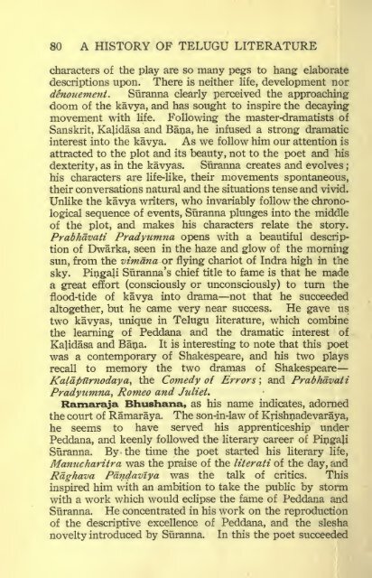 A history of Telugu literature; - Cristo Raul