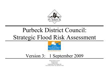 Purbeck District Council: Strategic Flood Risk ... - Dorsetforyou.com