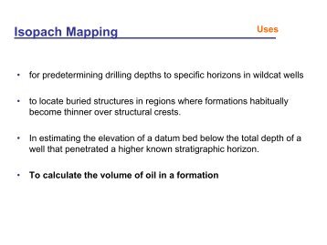 Isopach Mapping Exercise