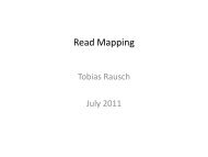 Read Mapping - EMBL