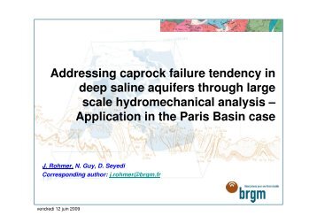 Addressing caprock failure tendency in deep saline aquifers through ...