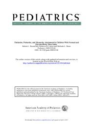 Thelarche, Pubarche, and Menarche Attainment in ... - Pediatrics