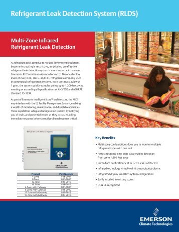 Refrigerant - Emerson Climate Technologies