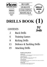 RLCM Drills (Book 1) - Country Rugby League